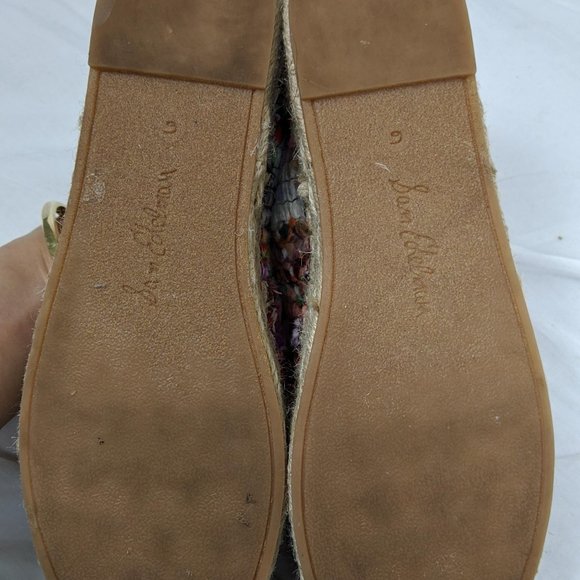 Sam Edelman Tweed Platform Espadrilles Size 6 - Picture 6 of 8